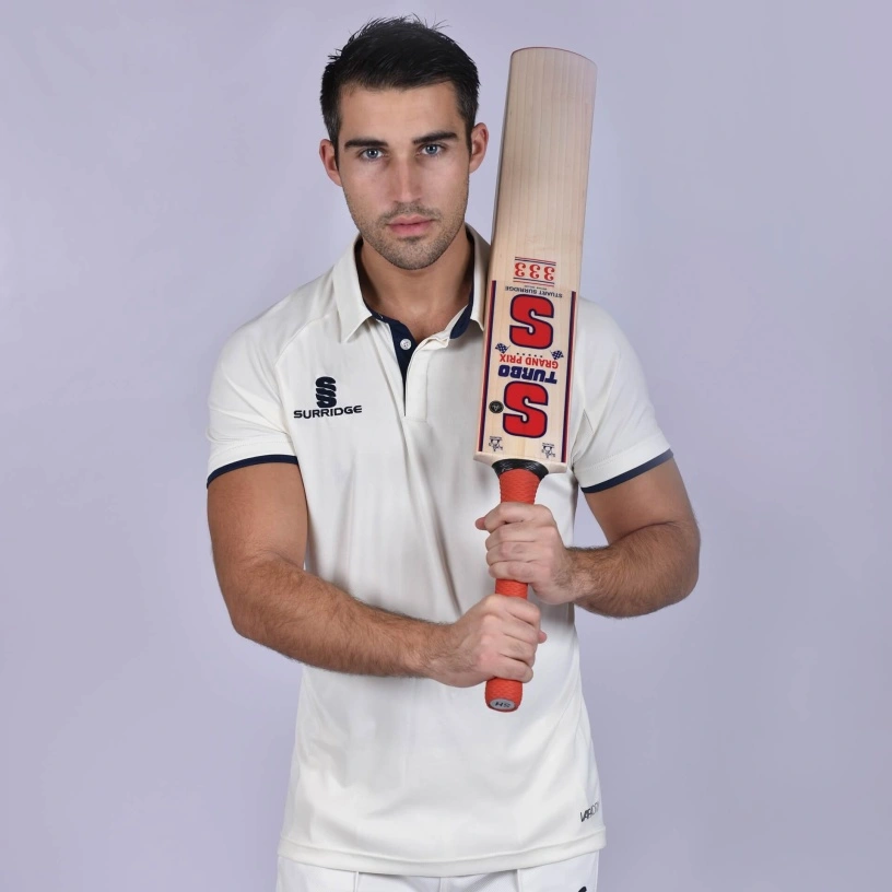 Tek Cricket Shirt - Short Sleeve : Navy Trim