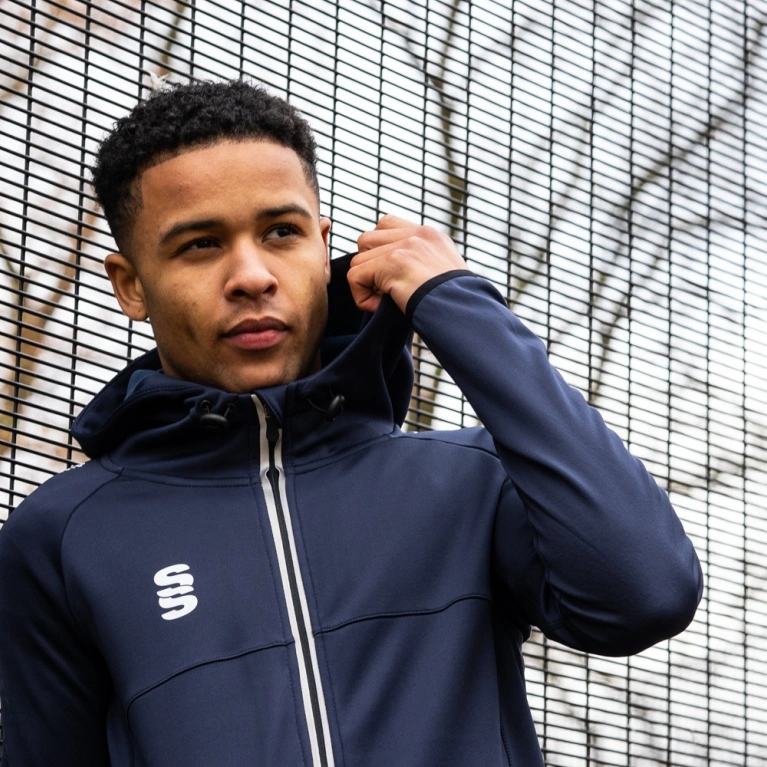 Dual Full Zip Hoody : Navy